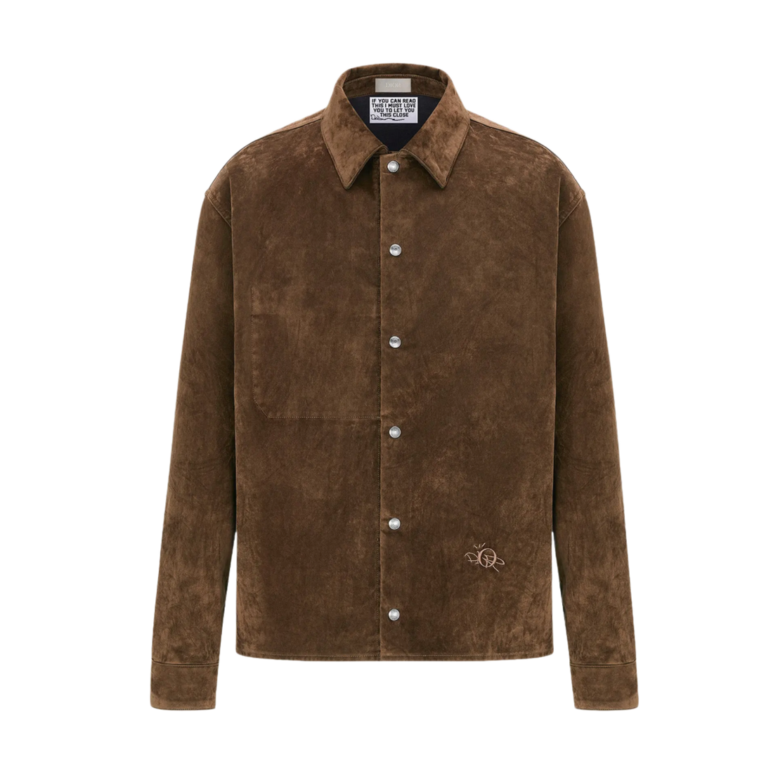 Dior Cactus Jack 'Mocha Brown' Oversized Shirt