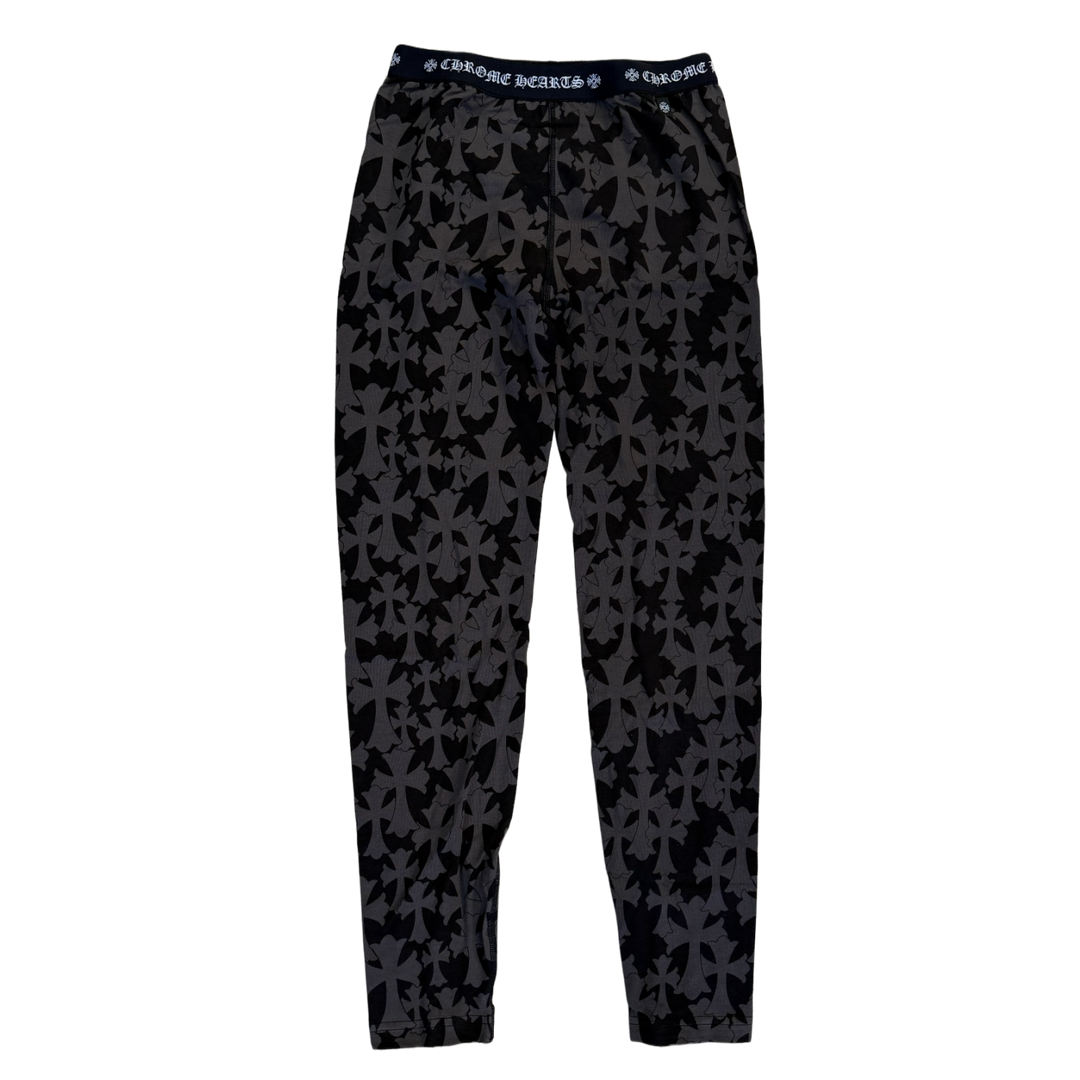 Chrome Hearts 'Cemetery All Over' Black Leggings