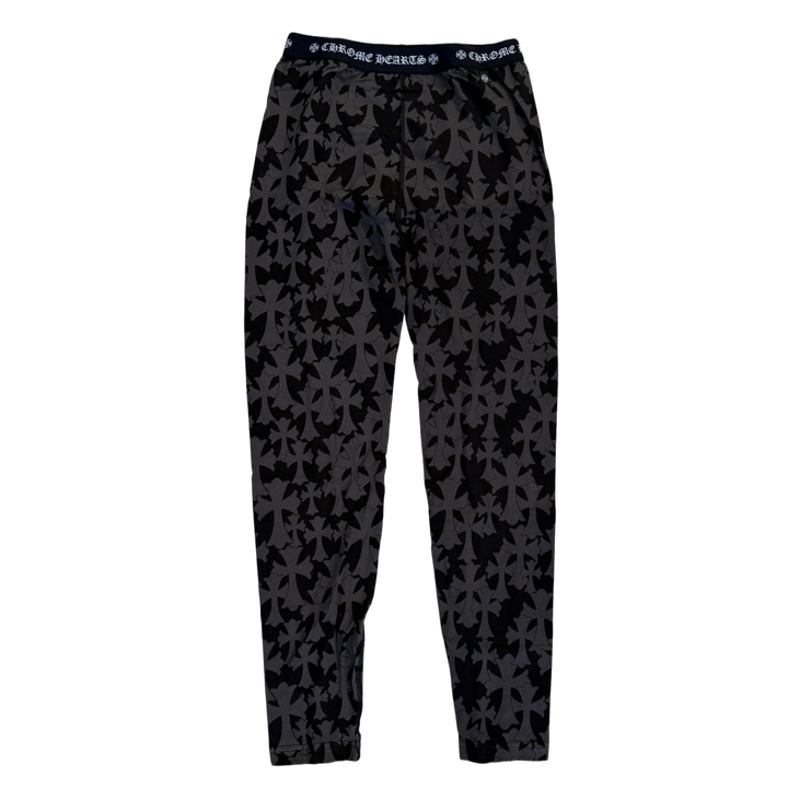 Chrome Hearts 'Cemetery All Over' Black Leggings