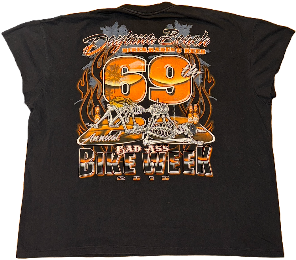 Bike Week 'Daytona Beach' 69th Cutoff Vintage Tee