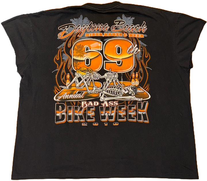 Bike Week 'Daytona Beach' 69th Cutoff Vintage Tee