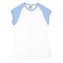 Chrome Hearts Vintage Women's 'White & Blue' Floral Heart Glitter Tee
