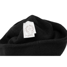Chrome Hearts 'Black' Flooded Patch Cashmere Beanie
