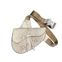 Dior 'Beige' Python Saddle Bag