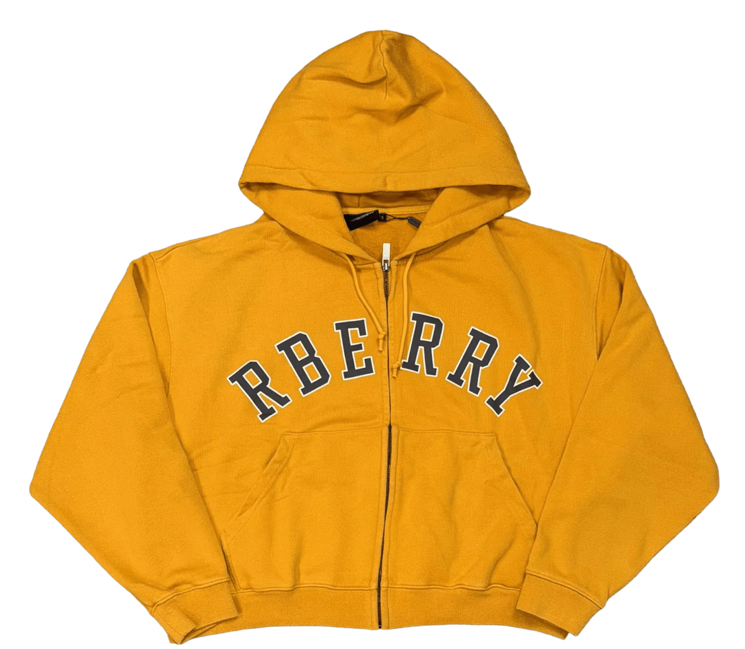 Gold + Vintage Gallery Raspberry Hills 'Mustard' Zip Up Hoodie