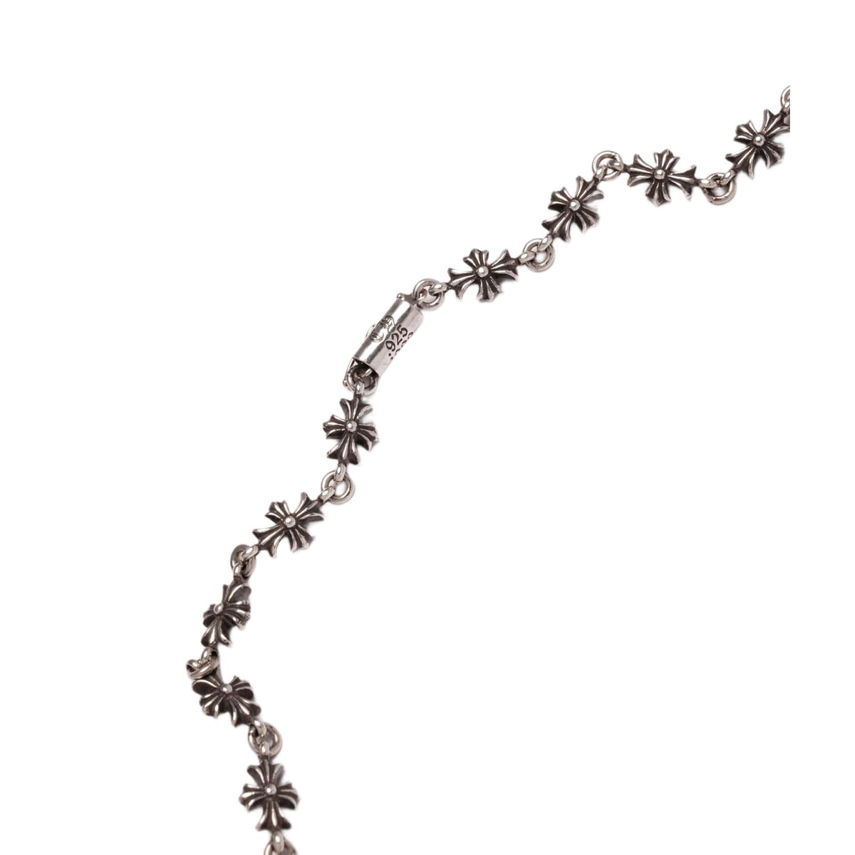 Chrome Hearts 'Tiny E' 20in Necklace with Tiny Cross