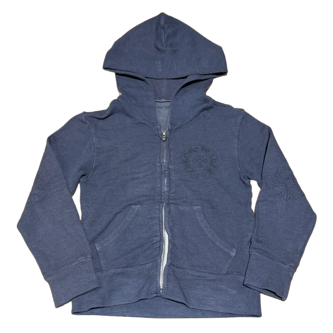 Chrome Hearts 'Navy USA' Vintage Zip Up Hoodie