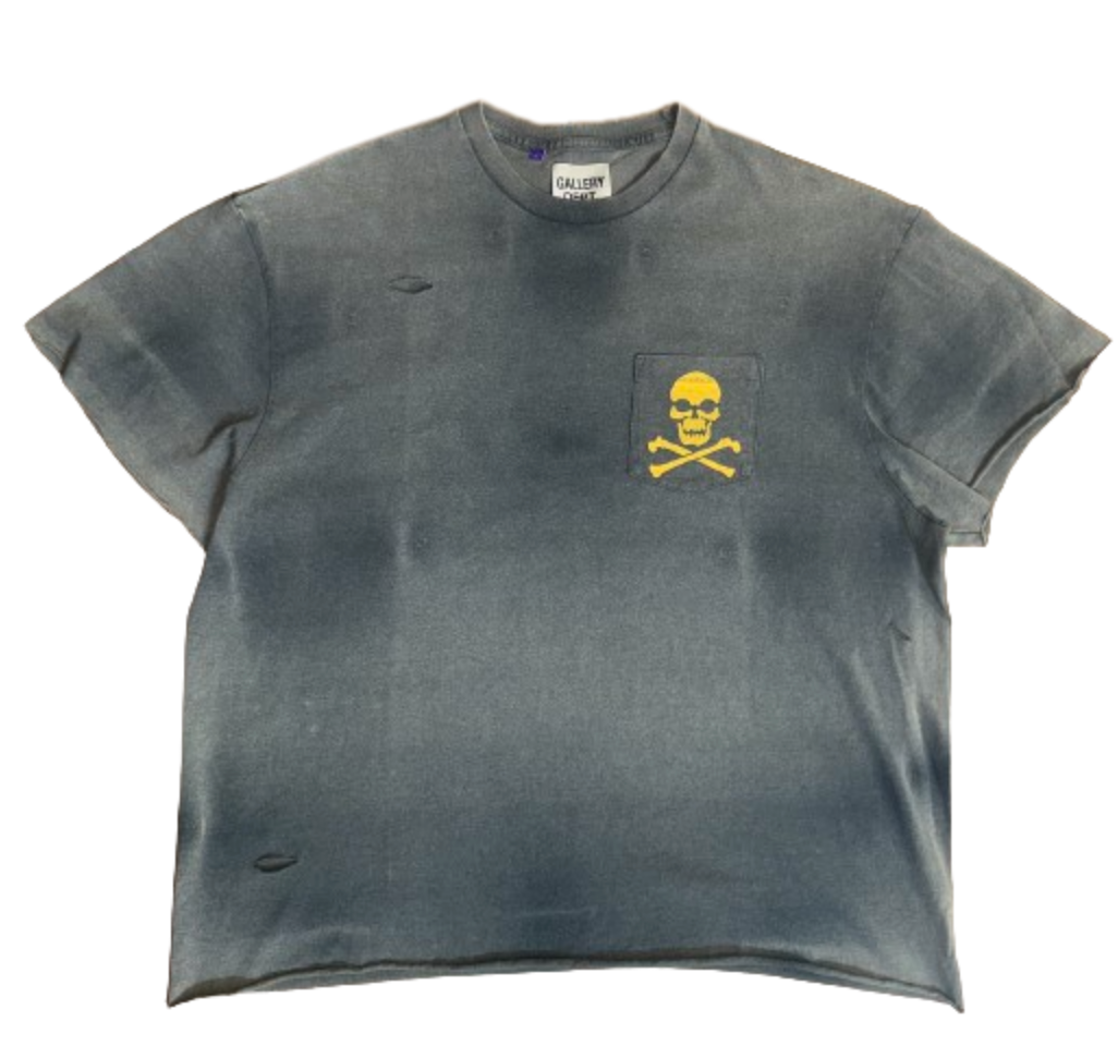 Gallery Dept 'Skull & Bones' Distressed Tee