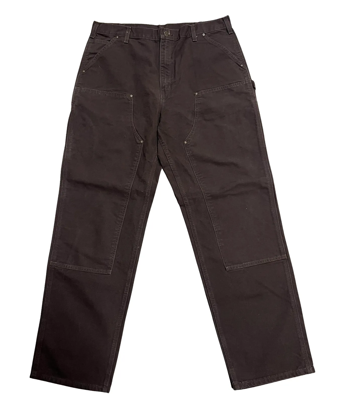 Carhartt 'Dark Brown' Double Knee Carpenter Pants