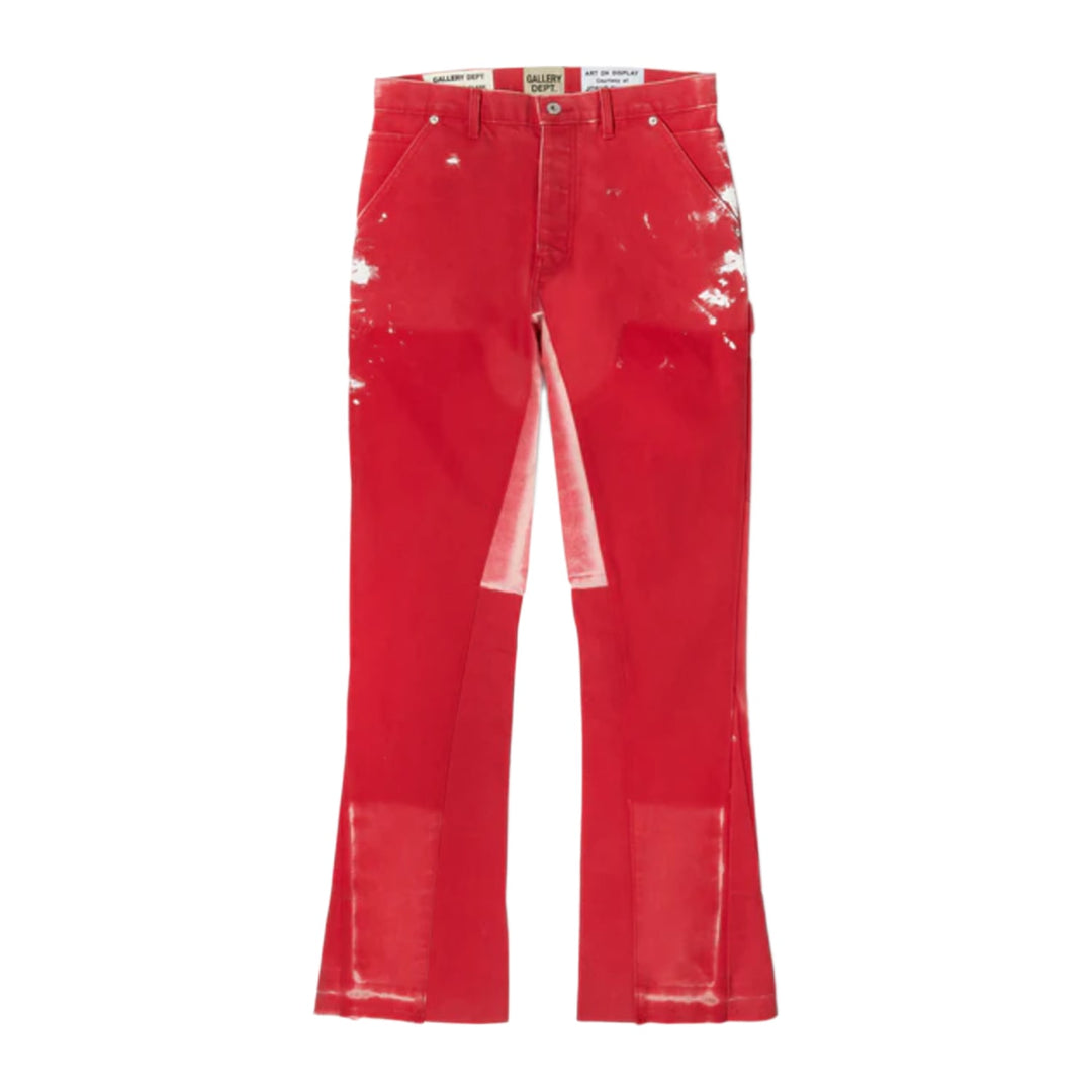 Gallery Dept 'Carpenter Flare' Red Jeans