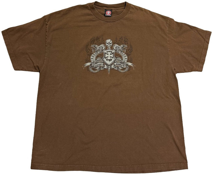 West Coast Choppers 'Cobra' Vintage Brown Tee