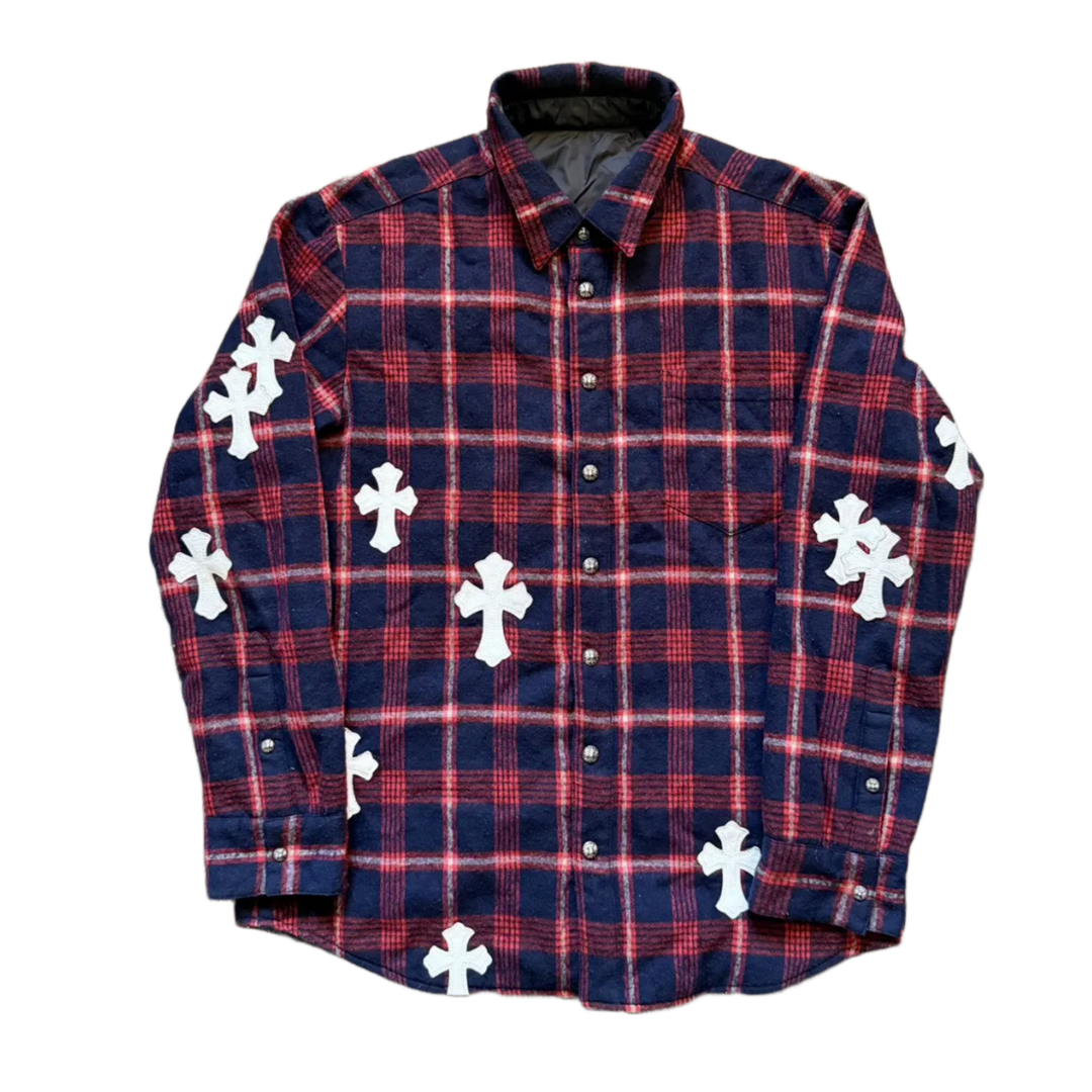 Chrome Hearts '20 Patch' Reversible Flannel