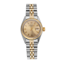 Rolex Lady Datejust 'Champagne Stick' 18k Two Tone Fluted Jubilee Watch 26 69173