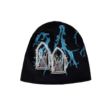 Who Decides War 'Engine' Embroidered Black Knit Beanie