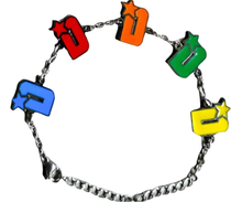 DOS 'Logo' Multicolor/Silver Bracelet