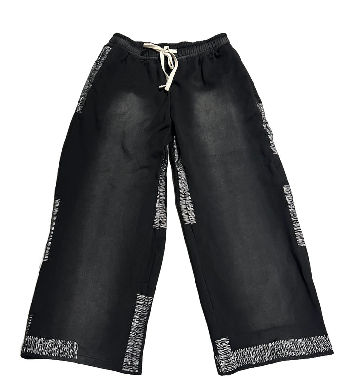 Earthling VIP 'Black' Stitch Sweatpants