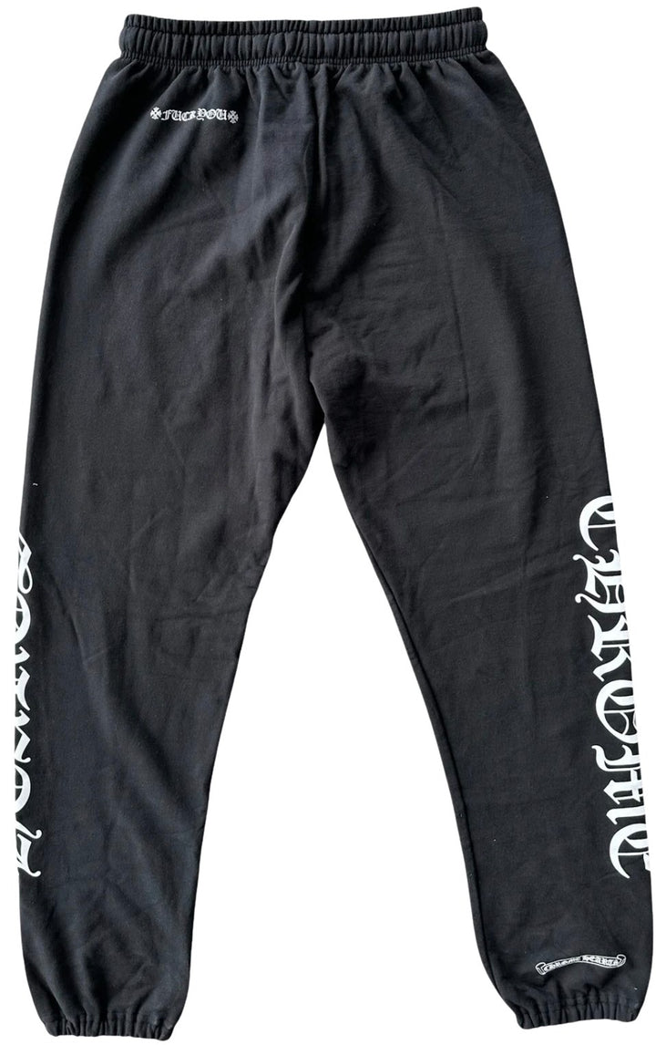 Chrome Hearts Horseshoe Logo 'F*ck You' Sweatpants
