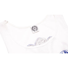 Chrome Hearts Vintage 'Blue Vine Cross' White Tank Top