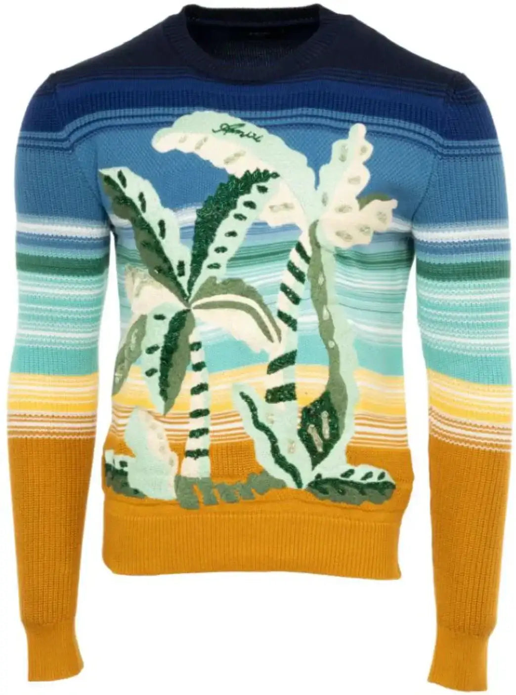 Amiri 'Palm Trees' Knitted Sweater