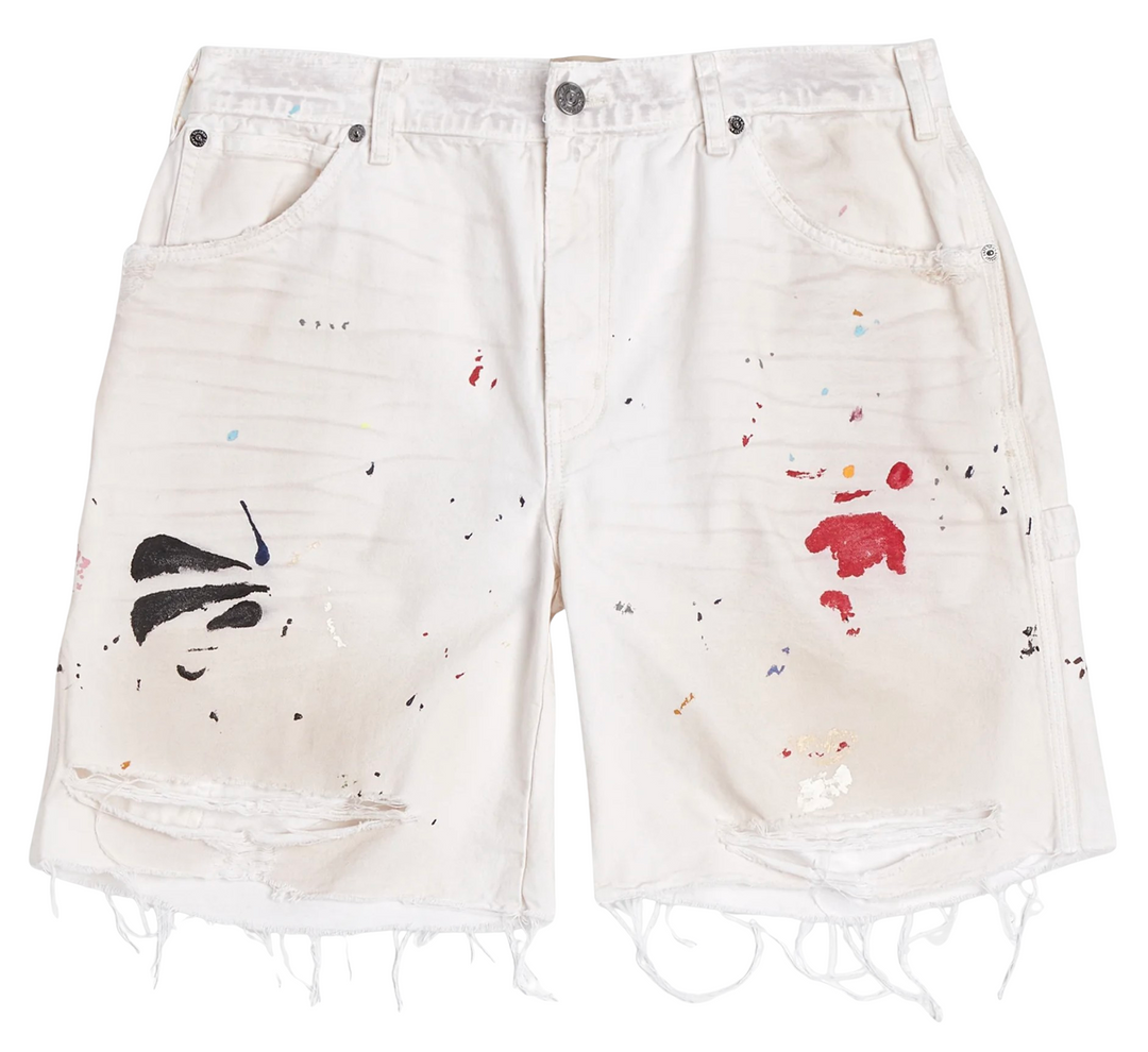 Gallery Dept 'White Paint' Flea Carpenter Shorts