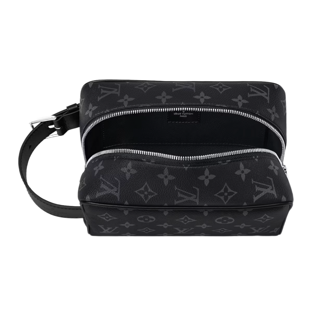 Louis Vuitton Locker Dopp Kit Monogram Eclipse Canvas