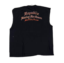 Harley Davidson 'Republic' Studded Vintage Cutoff