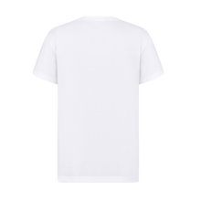 Dior 'White' Ribbon Logo Tee