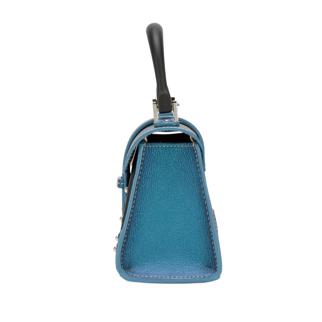 Goyard 'Pearly Blue' Saigon Structure Nano Bag