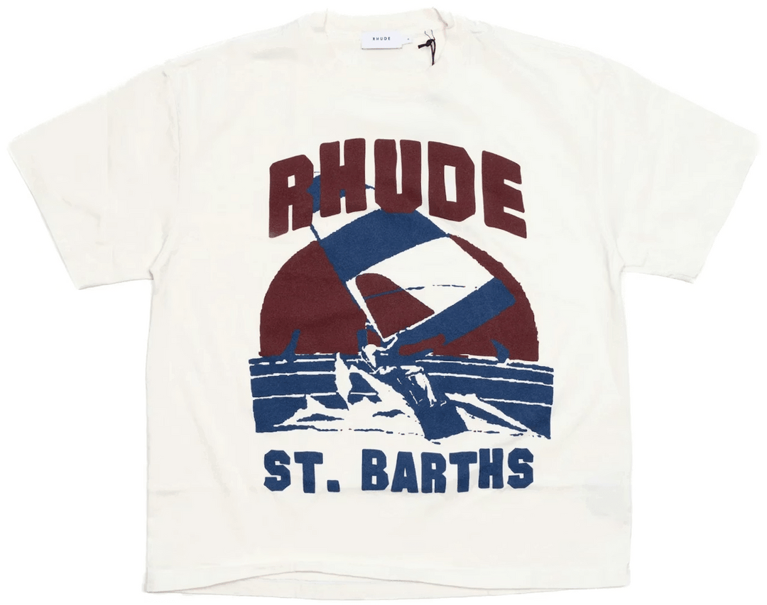 Rhude Windsurf 'St Barths' White Tee