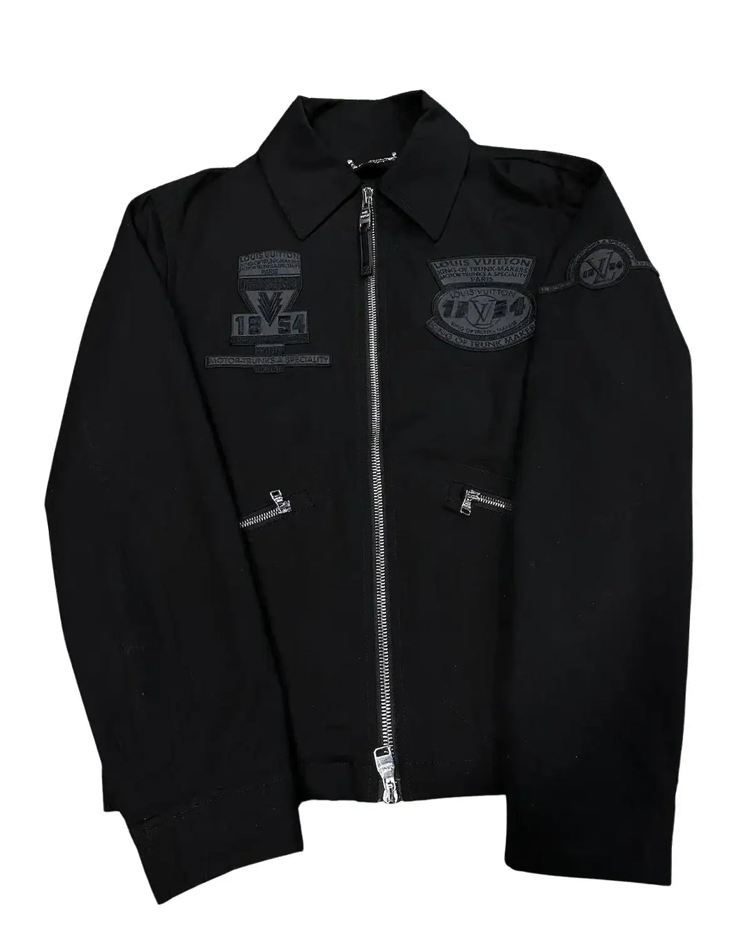 Louis Vuitton 'King of Trunk Makers' Black Zip Jacket