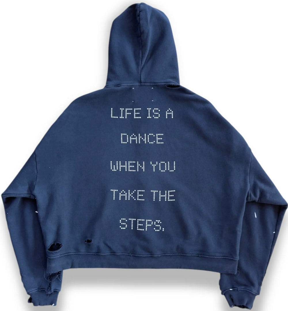 Paly 'Treatment Center' Navy Zip Up Hoodie