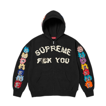 Supreme 'Fuck You' Black Zip Up Sweatshirt