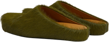 Marni 'Deep Sage' Sabot Slippers