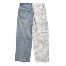 Balenciaga 'Snow Camo' Split Denim Jeans