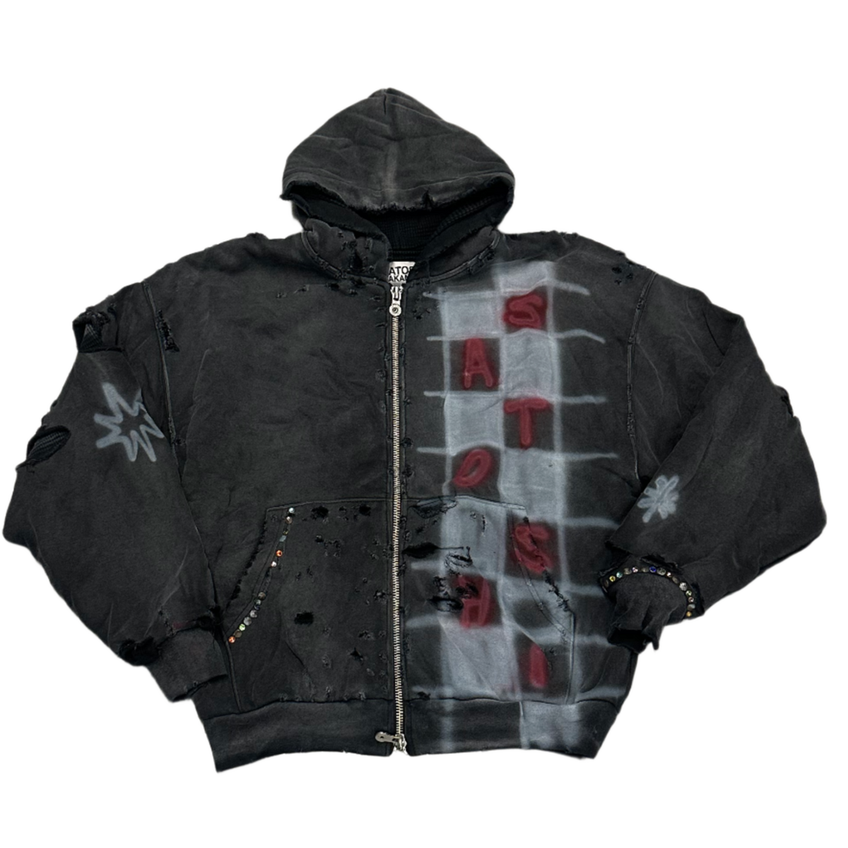 Satoshi Nakamoto 'Black' Get What I Want Zip Up Hoodie