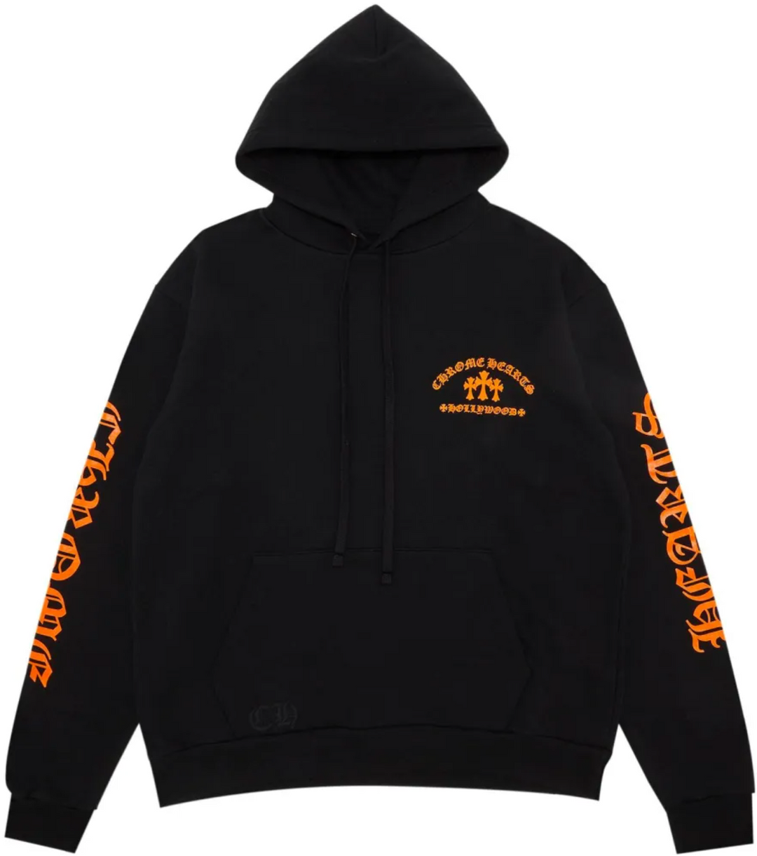 Chrome Hearts 'Orange' King Taco Logo Hoodie
