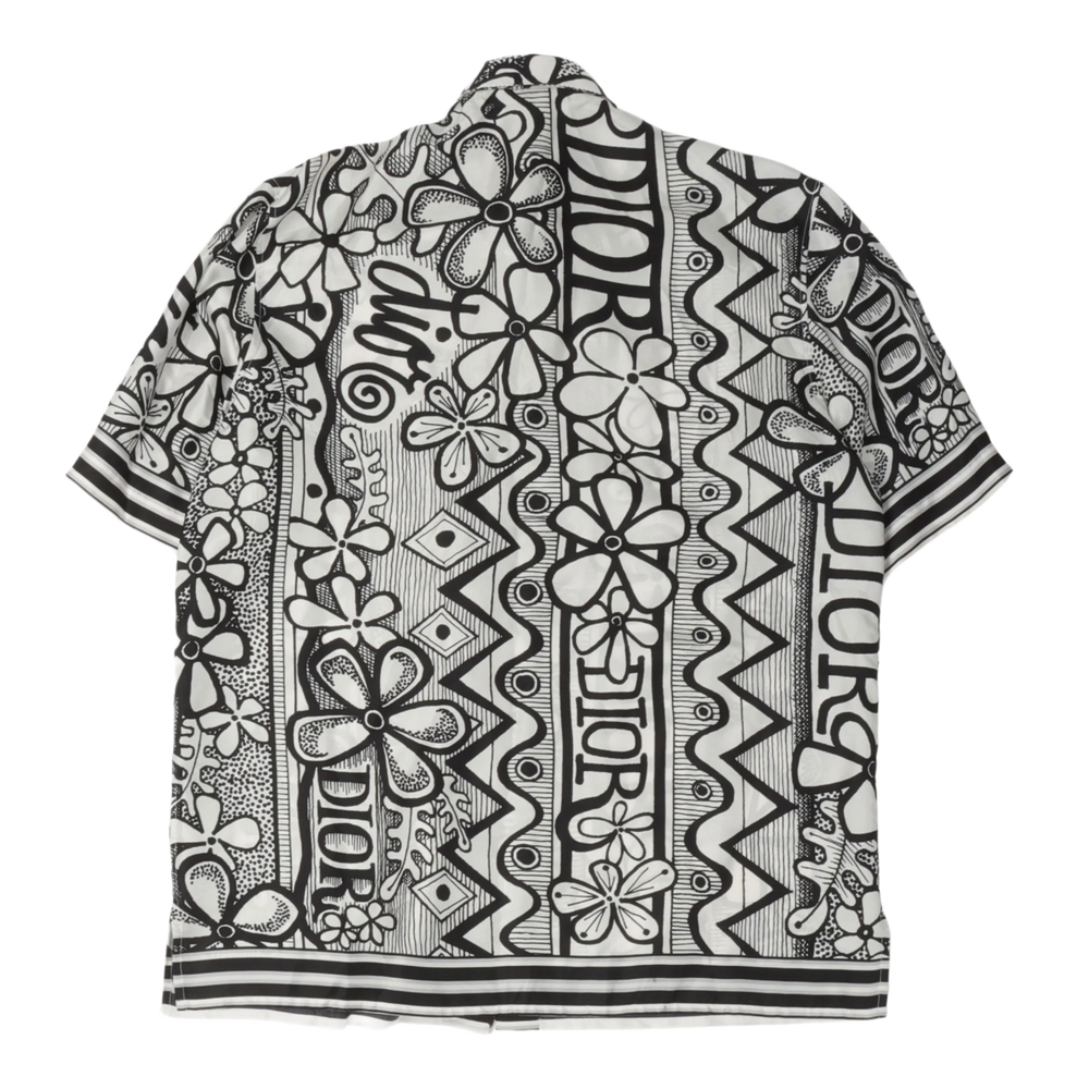 Dior x Stussy 'Floral' Silk Shirt