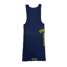 Chrome Hearts 'Navy & Yellow' Vertical Logo Tank Top