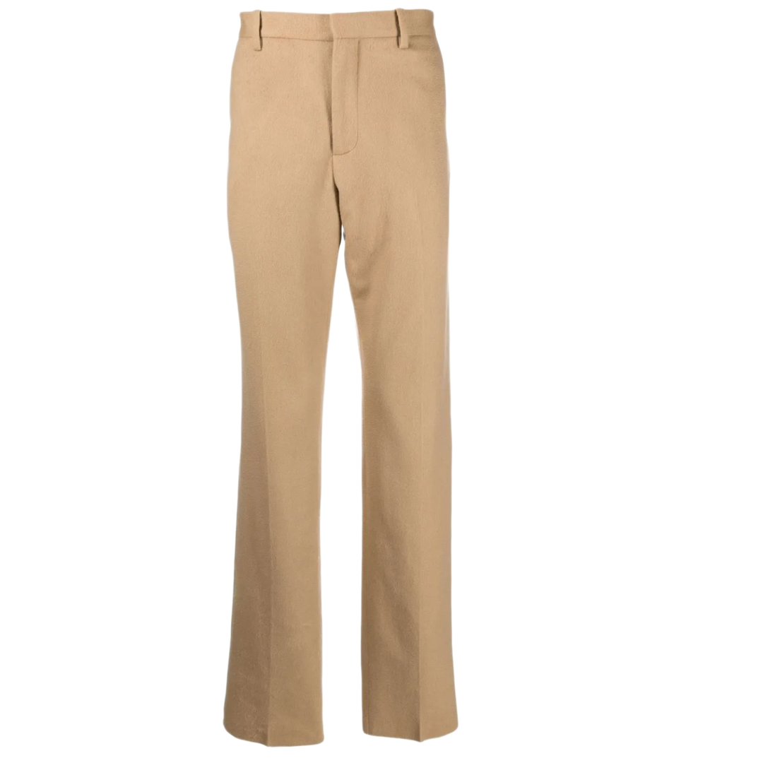 Off-White 'Beige' Cashmere Slim Trousers