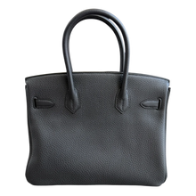Hermès 'Black Togo' Palladium Hardware Birkin 30 Bag