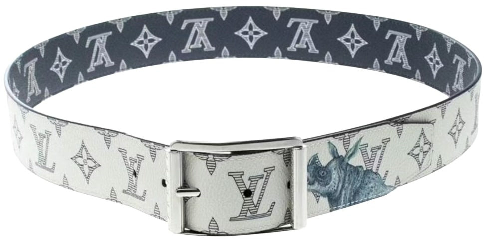 Louis Vuitton Reverso Belt Savane 'Monogram' Chapman Ink Belt