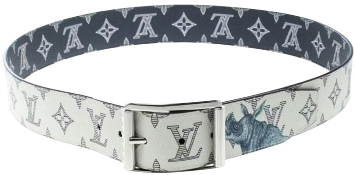 Louis Vuitton Reverso Belt Savane 'Monogram' Chapman Ink Belt