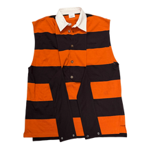 Burberry 'Orange' Stripe Sleeveless Polo