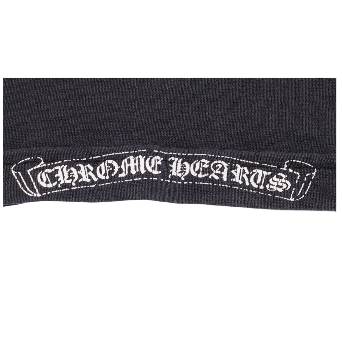 Chrome Hearts 'Dagger' Black Vintage Cutoff