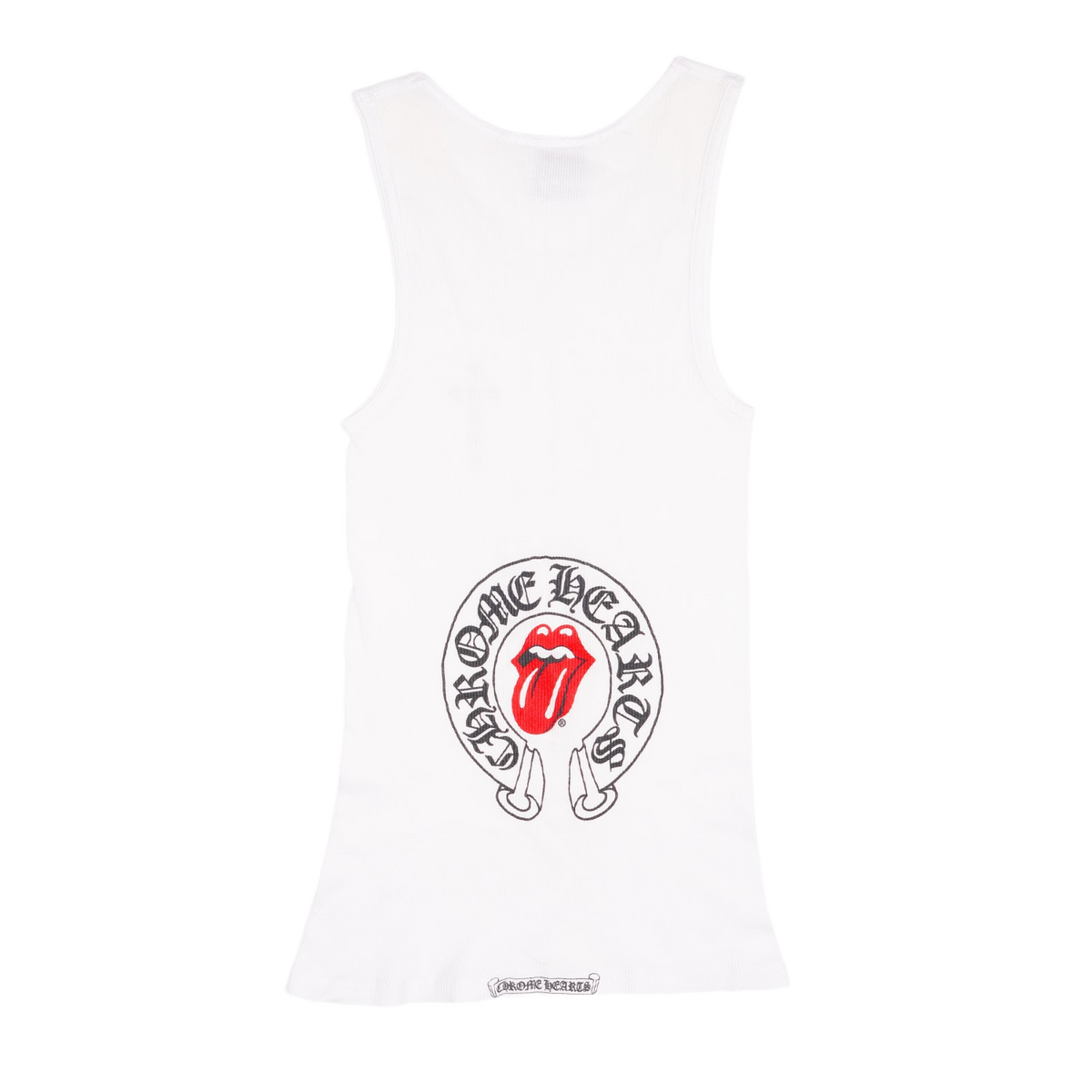 Chrome Hearts 'Rolling Stones Horseshoe' White Tank Top