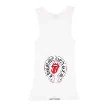 Chrome Hearts 'Rolling Stones Horseshoe' White Tank Top