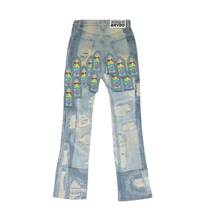 Who Decides War 'Stained Cathedral Glass & Distressed Blue' Denim Jeans