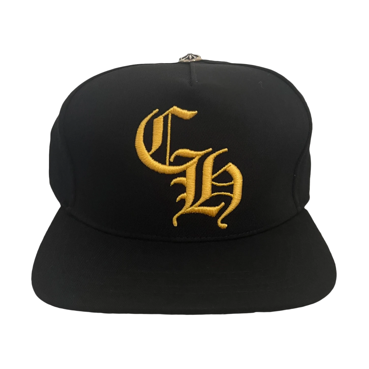 Chrome Hearts 'Black Yellow' CH Baseball Hat