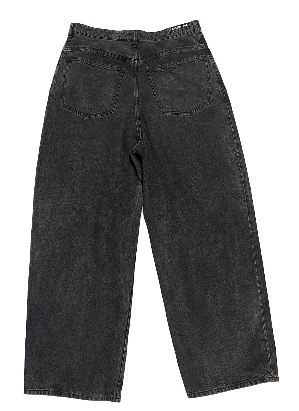 Balenciaga 'Washed Black' Baggy Jeans