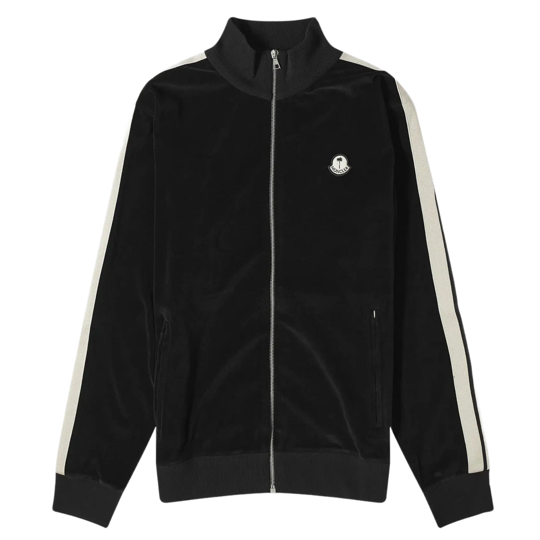 Moncler x Palm Angels 'Black/White' Chenille Track Jacket